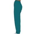 thumbnail image 4 of Avamo Ladies Tracksuit Set V Neck Jogger Sets Solid Color Two Piece Outfit Breathable Sweatshirt And Sweatpant Sports Sweatsuits Green M, 4 of 5