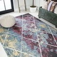 thumbnail image 4 of JONATHAN Y SUPERSOFT 8 x 10 Area Rug, Cole Minimalist Diamond Trellis - Multi/White, SEU102J-8, 4 of 9