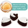 thumbnail image 4 of Moules à Gâteau en Silicone, 10 Pcs Moules de Cuisson en Silicone Réutilisables Moule en Silicone pour Muffins, Cupcakes, Gâteaux et Gelée (Forme de Cœur), 4 of 7