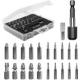 thumbnail image 1 of Damaged Screw Extractor Set,22 PCS Stripped Screw Extractor Kit, HSS Broken Screw Remover Set with, 1 of 2