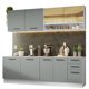 thumbnail image 2 of Cocina Integral Completa Modular Madesa Agata 240cm BG 01, 2 of 5