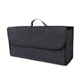 thumbnail image 1 of Large Car Storage Bag, 50x17x23cm Waterproof Organizer for Trunk, Gray/Black Auto Accessory, 1 of 7