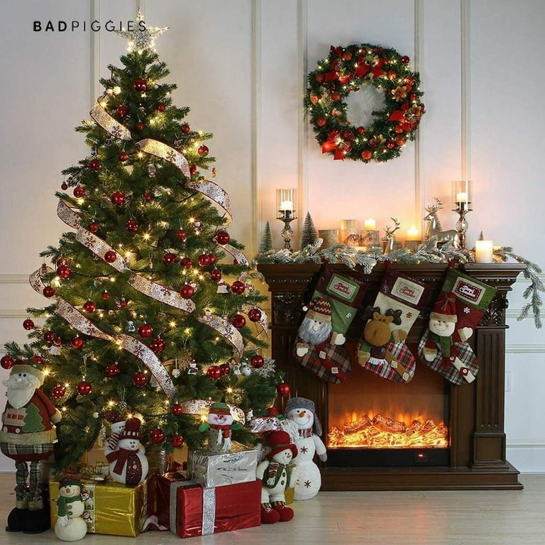 Solid color outlet christmas ornaments