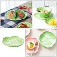 thumbnail image 3 of Miangastore 1pc Ceramic Children Bowl Delicate Ceramic Plate Chinese Cabbage Tableware, 3 of 8
