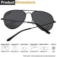 thumbnail image 4 of Gafas de Sol Joopin Grandes Aviador Polarizadas con Protección UV, 4 of 6