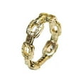 thumbnail image 2 of Chain Link Ring 14k Solid Yellow Gold!!, 2 of 5
