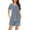 Gray, variant on Diufon Plus Size Womens Pjs Sets Round Neck Button Short Sleeve Tops Solid Color Shorts Sets with Pockets