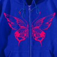 thumbnail image 4 of Miaoju Unisex Cropped Double Zip Hoodie Solid Color Spring Long Sleeve Casual Streetwear Outerwear Jacket for Men Women, 4 of 4