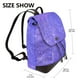 thumbnail image 2 of Fotbe Purple Glitter Mochila Bolso con Estampado para Mujer, Mochila Antirrobo de Nylon Impermeable, Bolsa Ligera de Hombro, 2 of 4