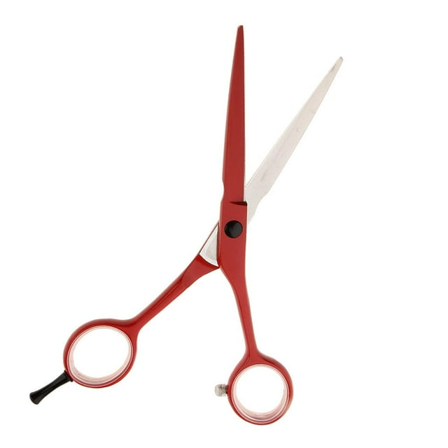 Tijeras de Pelo Zulema Peluquería Profesional Acero Inoxidable Rojo 16cm
