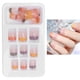 thumbnail image 4 of Juego de puntas de uñas postizas, 24 Uds., cubierta completa desmontable a la moda, puntas artísticas para uñas postizas P135, 4 of 14