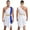 Blue, variant on TiaoBug Men’s Sleeveless One Strap Dress with Sequin Headband Roman Senator Grecian God Costumes Yellow XXL
