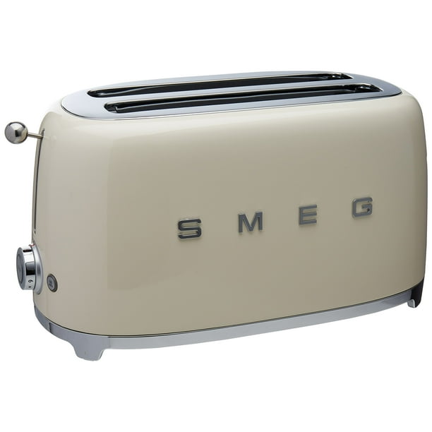 Smeg TSF02CRUS Tostadora 4 rebanadas, color Crema