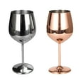 thumbnail image 4 of Copa de Champán de de Acero Inoxidable de 2 Piezas Taza para Beber , l plata, 21cm BLESIY Copa de vino tinto de metal, 4 of 8
