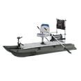 thumbnail image 1 of AQUOS 10.2ft Inflatable Pontoon Boat with Haswing 12V 20LBS Bow Mount Trolling Motor, 1 of 10