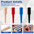 thumbnail image 3 of Cribbage Pegs Gosknor Wooden, 16 unidades, para juego de mesa Cribbage, 3 of 7