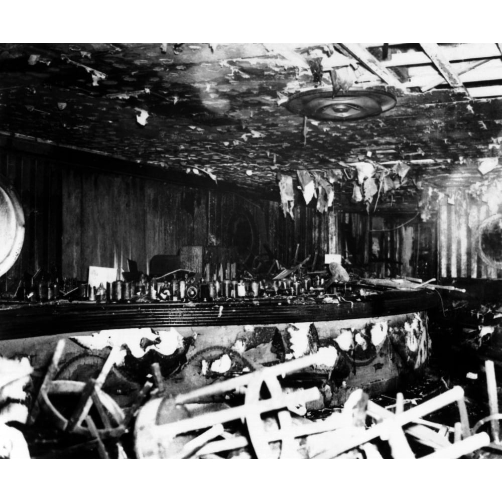 Coconut Grove Fire A View Of The FireRuined Interior Of The
