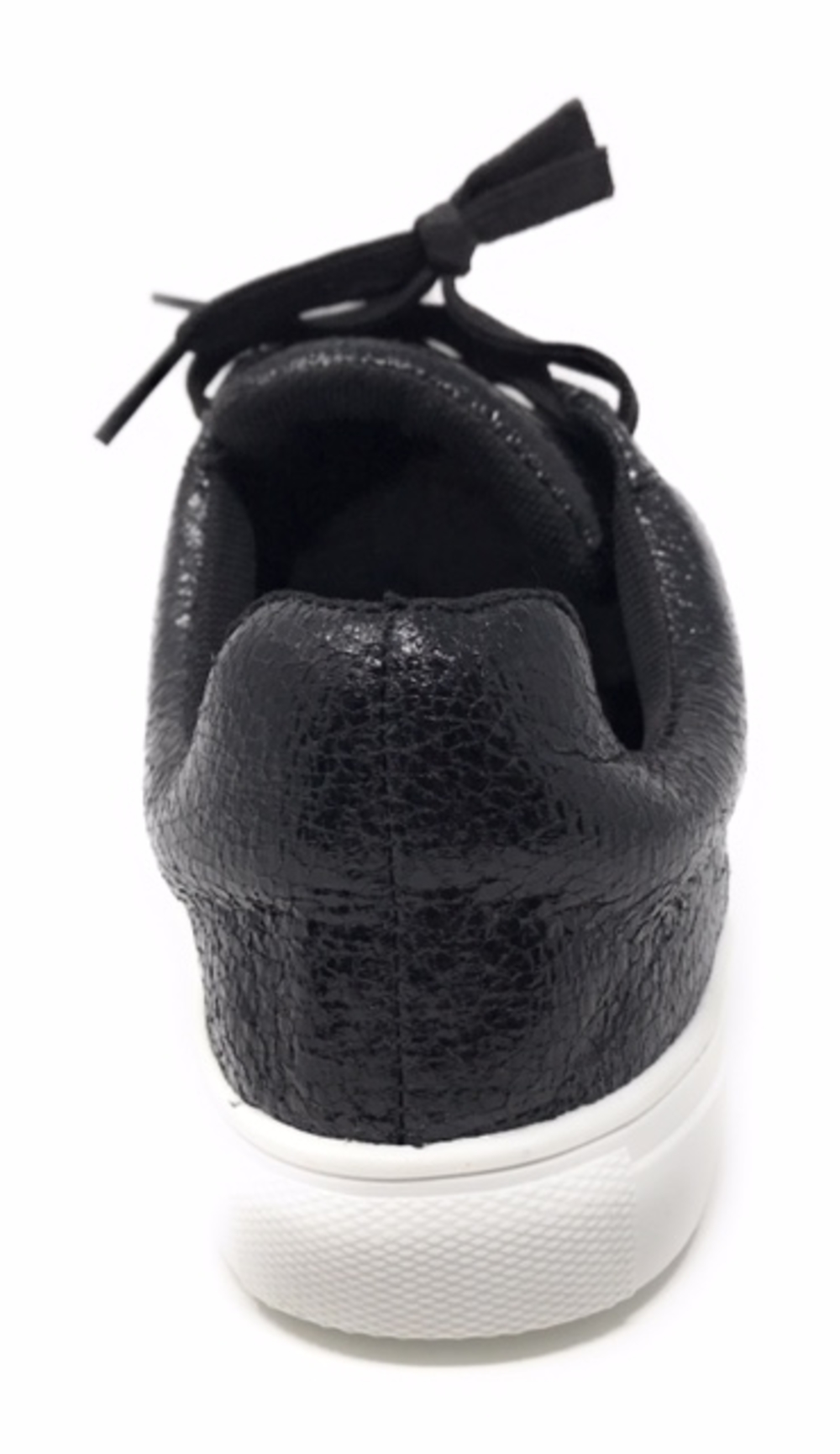 Forever Young Women's Metallic Textured Lace up Sneakers