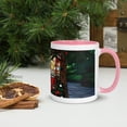 thumbnail image 2 of Panda Christmas Mug with Color Inside - 11oz (Pink), 2 of 3