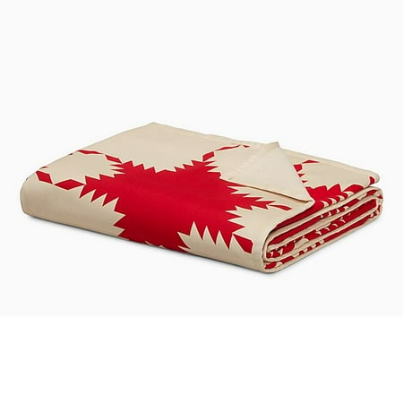 Calvin Klein Star Throw Blanket in Red