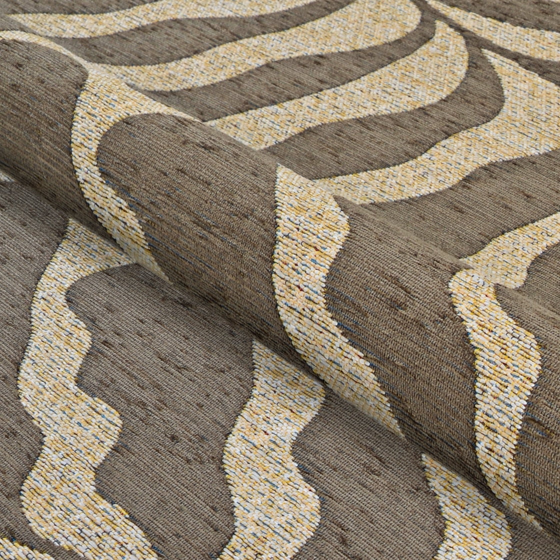 Couristan Castille Fiore 8'1" x 11'2" Mocha Indoor/Outdoor Rug