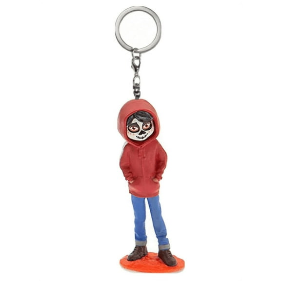 Coco Boy Miguel Rivera Day Of Dead Mask PVC Key Ring Keychain Figure Charm 3”