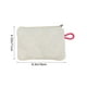 thumbnail image 3 of Bolsa de estética de lana de punto a rayas | Bolsa portátil | Organizador de maquillaje de poliéster en bloques de color 16x11cm | Bolsa ligera con cremallera, mini estuche de viaje, fácil de, 3 of 6