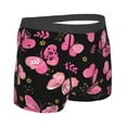 thumbnail image 3 of Balery Girl Butterfly Men's Boxer Briefs, Soft and Breathable Cotton Underwear with nylon Waistband-Small, 3 of 9