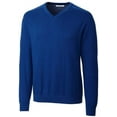 thumbnail image 1 of Cutter  Buck MCS01842 Mens Broadview V-Neck Sweater, Tour Blue-S, 1 of 1