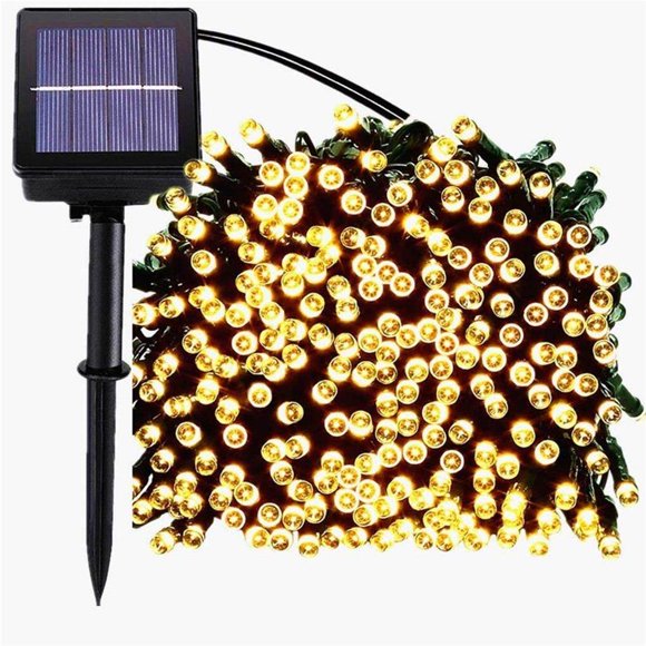 justharion 22M 200LEDs Solar String Light Waterproof Solar String Lights Outdoor Garden Solar Light Chain Holiday Christmas Tree Garland