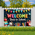 thumbnail image 5 of Colorful Design Back to School Banner Educational Theme Classroom Decor Welcome Sign for School Event Teacher's Day, 5 of 9