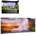 thumbnail image 3 of Aquarium Background Wallpaper, Setting Sun Aquarium Wallpaper, Bright Color Self-Adhesive for Fish, 3 of 8