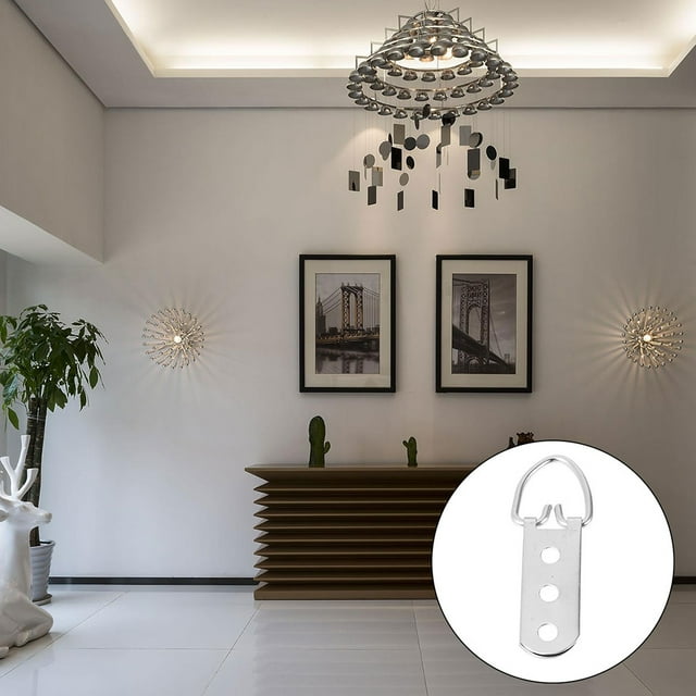 FONDOTIN 50Pack Metal Picture Hangers Heavy Duty for General Users Home Decoration