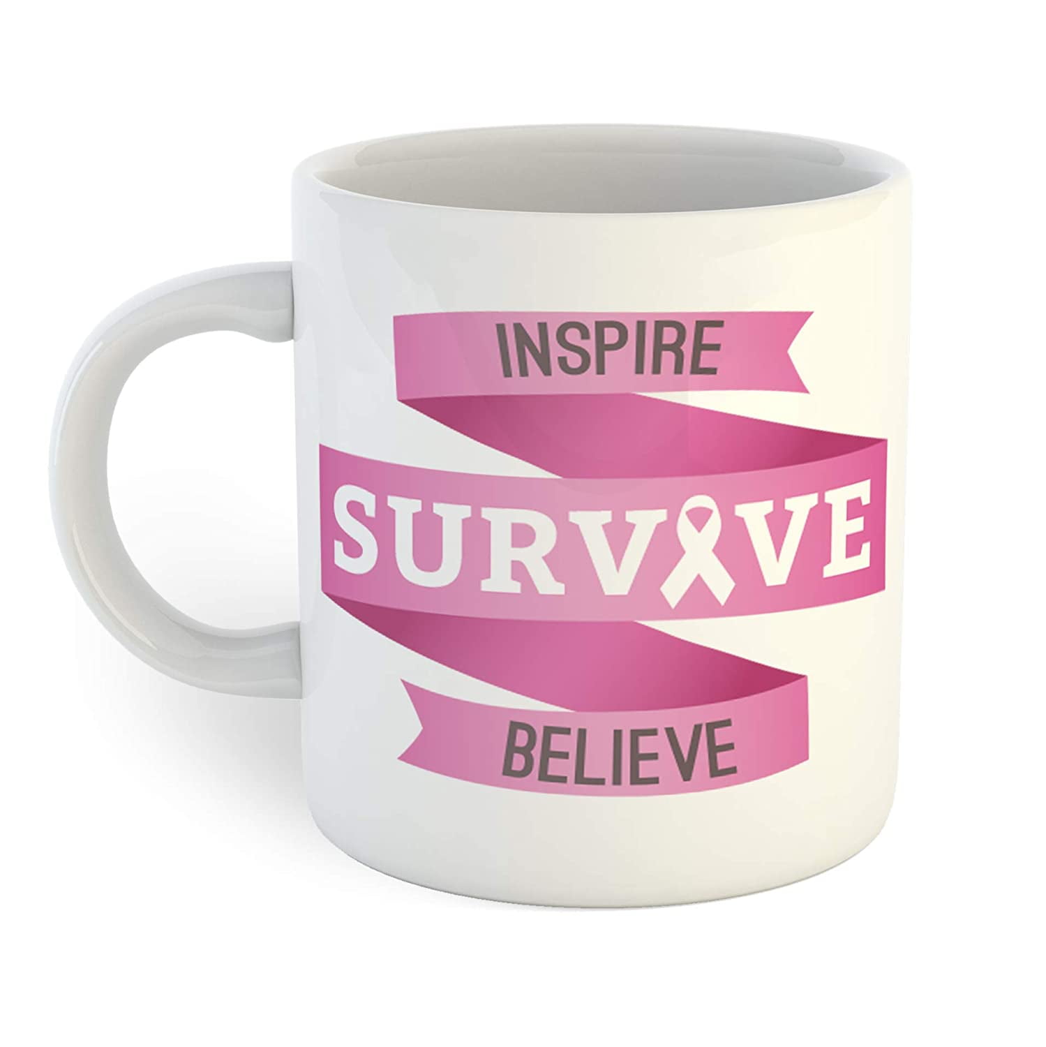 Breast Cancer Awareness 16oz Coffee Tea Hot Cold Tumbler Cup Mug Travel 