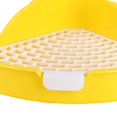 thumbnail image 7 of Triangle Rabbit Pet Pan Toilet for Bunny Rabbit Cage Accessories Yellow, 7 of 7