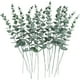 thumbnail image 1 of 20 hojas artificiales, ramas verdes artificiales reales para arreglos florales, jarrones, ramos de boda, centros de mesa, 1 of 8