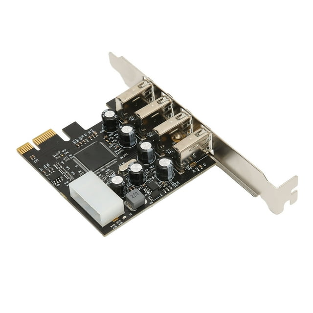 PCI E To 4 USB Hub Wide Compatibility PCI E To USB Expansion Card Hub For Scanners