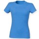 thumbnail image 2 of Skinni Fit- Camiseta de manga corta elástica y suave para mujer (Carbón Jaspeado), 2 of 2