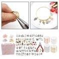 thumbnail image 3 of 1 Juego de Kit de Fabricación de Pulseras, Abridor de Dijes de Plata Antigua de Esmalte para Manualidades DIY, Fabricación de Joyas, Collar, Pen Macarena Pulsera de encanto, 3 of 6