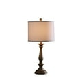 thumbnail image 2 of 27.5" In Coastal Wood Effect Polyresin Table Lamp, 2 of 5