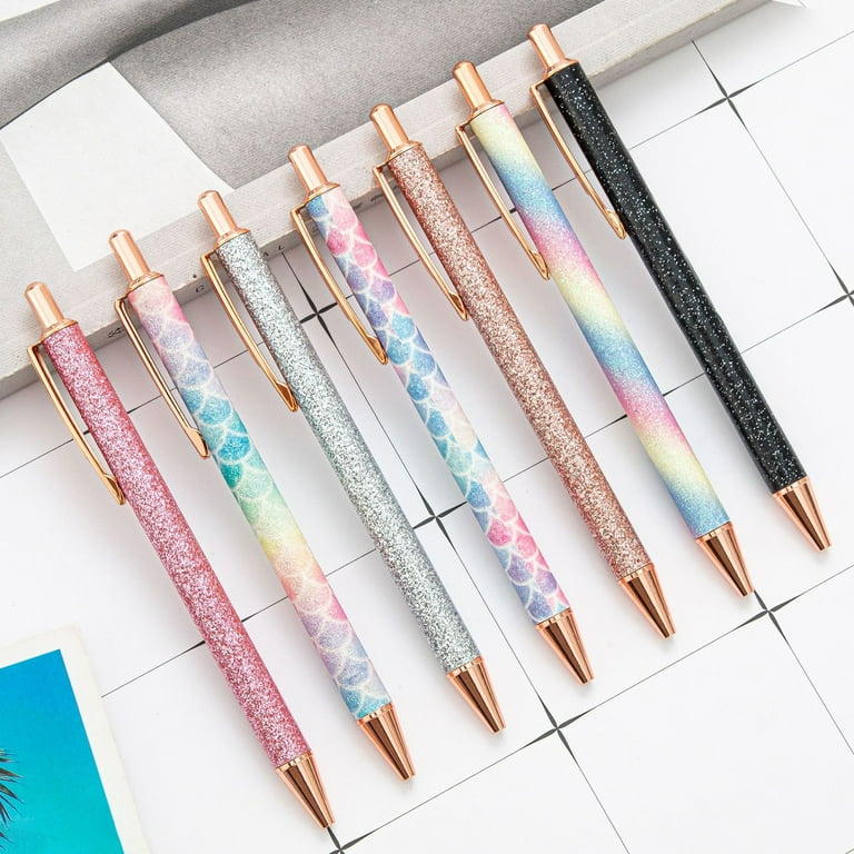 Rose Gold Glitter Ballpoint Pen