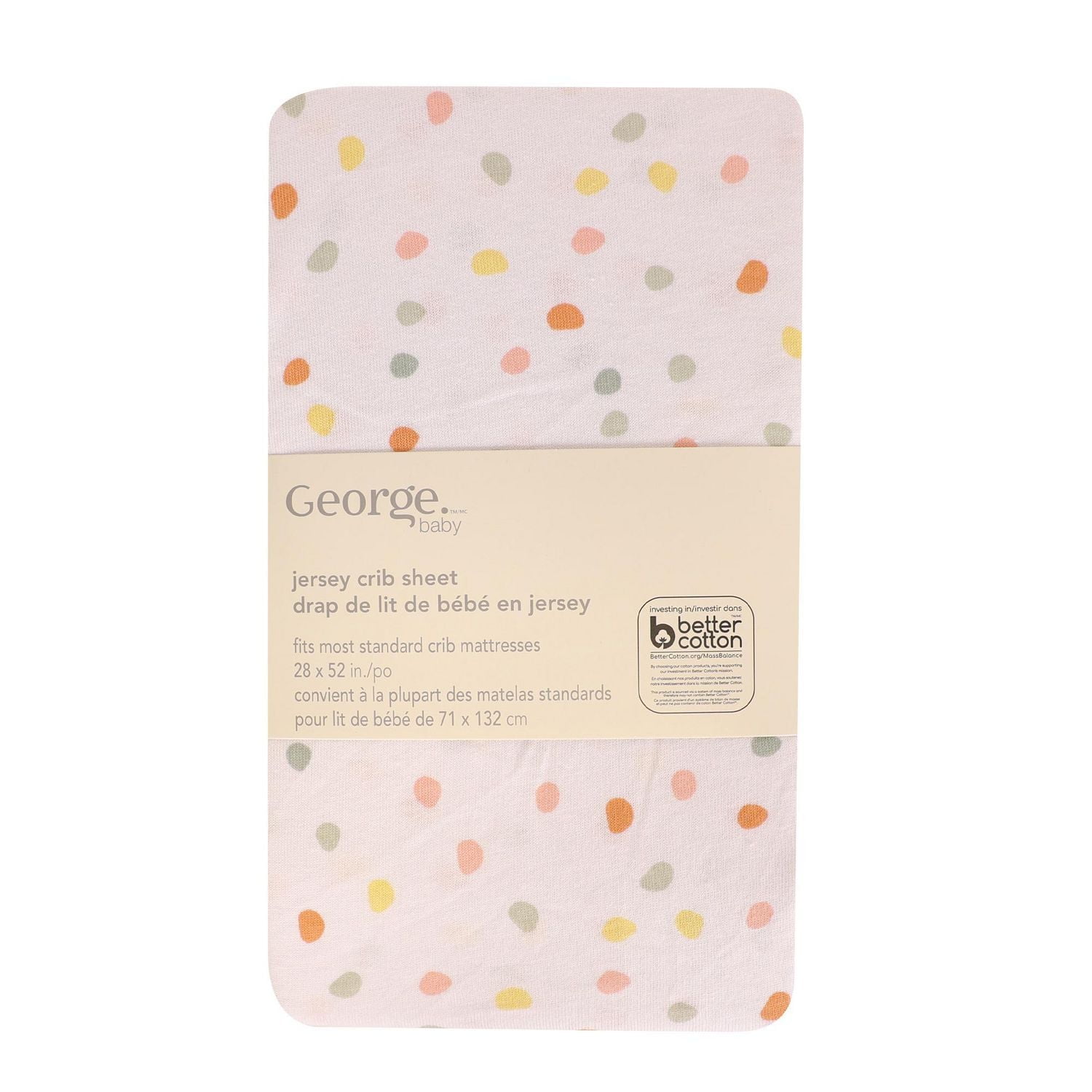 Drap-housse en coton George Baby