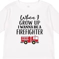 thumbnail image 4 of Inktastic Future Firefighter Kids Fireman Boys Long Sleeve Toddler T-Shirt, 4 of 5