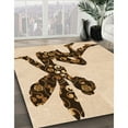 thumbnail image 3 of Ahgly Company Tapis d'Intérieur Rectangulaire Transitionnel Brun Pâle Lavable à la Machine, 8 Pieds x 12 Pieds, 3 of 7