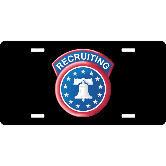 U.S. Army Recruiting Command License Plate