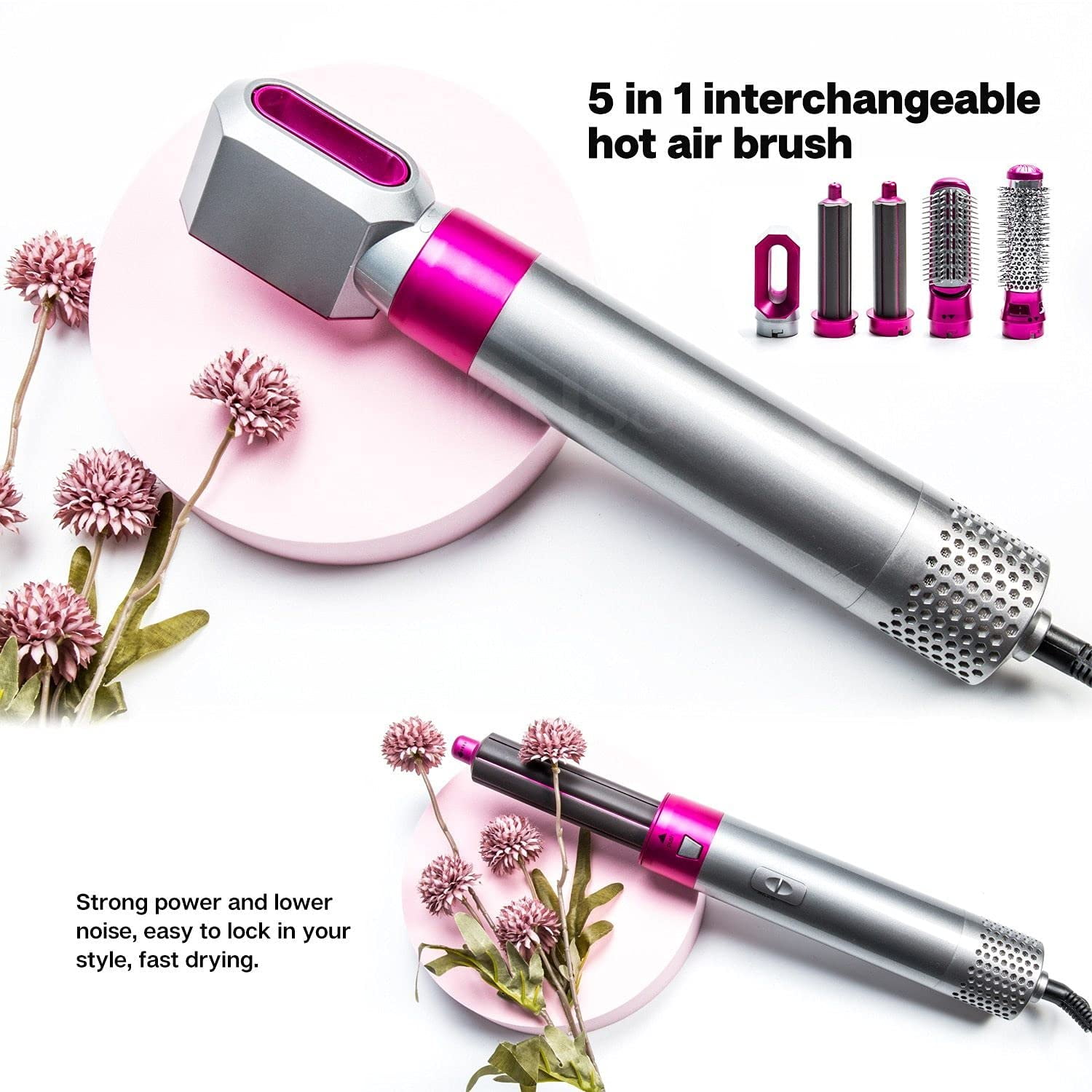 New Airwrap Styler 5 in 1 Electric Hair Dryer Brush Negative Ions Blow  Dryer, Multifunctional Detachable Hair Dryer and Styler Volumizer, One-Step  Hair Dryer Brush, Interchangerable Hot Air Brush : : Beauty