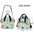thumbnail image 2 of FORMRS Reusable Lunch Bag for Work School Leakproof Insulated Cooler with Adjustable Shoulder Strap, Space Patterns, 2 of 6