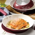 thumbnail image 3 of Tramontina Ceramaware 3-Pack Ceramic Nonstick Fry Pan Set (8-Inch, 9.5-Inch & 11-Inch) Wine, 3 of 12