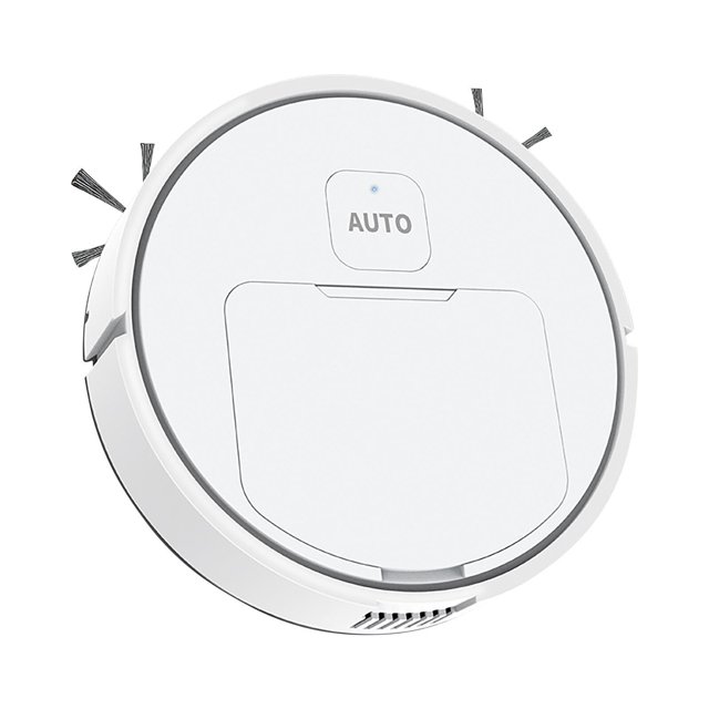 Robot de barrido inteligente Barrido Trapeador Limpieza recargable Blanco ABS