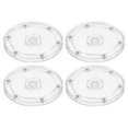 thumbnail image 1 of Uxcell 4 Pack Acrylic Lazy Susan Turntable, 5 Inch Clear Turntable Organizer Ball Bearing 360 Degree Rotating Tray for Spice Rack Table Cake Kitchen Pantry Decorating Bathrooms, 1 of 7